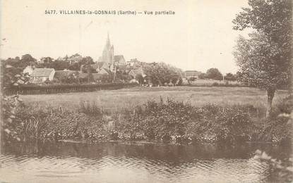 CPA FRANCE 72 "Villaines la Gosnais, vue partielle"