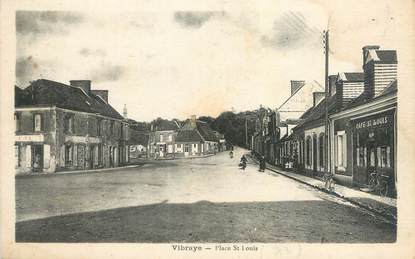 CPA FRANCE 72 "Vibraye, place Saint Louis"