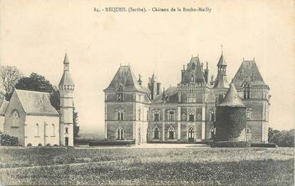 CPA FRANCE 72 "Requeil, Château de la Roche Mailly"