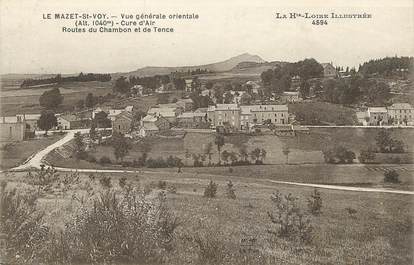 / CPA FRANCE 43 "Le Mazet Saint Voy, routes du Chambon et de Tence"