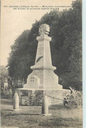 CPA FRANCE 72 "Savigné L'Evêque, monument aux morts"