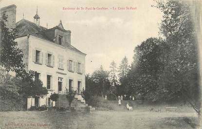 CPA FRANCE 72 "Environs de Saint Paul le Gauthier, le cours Saint Paul"