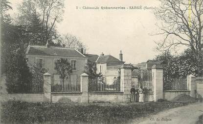 CPA FRANCE 72 "Sargé, château de Robanneries"