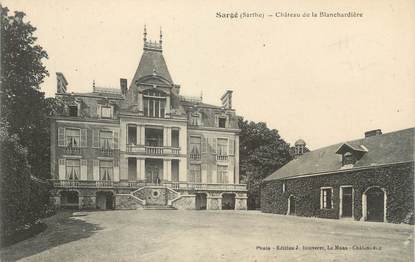 CPA FRANCE 72 "Sargé, château de la Blanchardière"