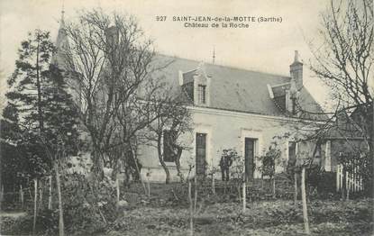 CPA FRANCE 72 "Saint Jean de la Motte, château de la Roche"