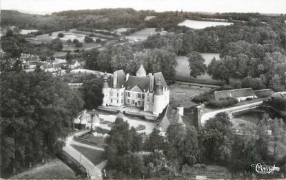 CPSM FRANCE 72 "Semur en Vallon, vue aérienne"