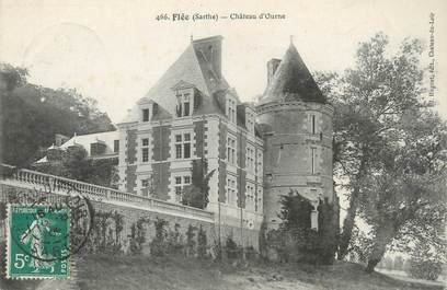 CPA FRANCE 72 "Flée, château d'Ourne"