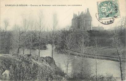 CPA FRANCE 72 "Epineux Le Seguin, château de Varennes"