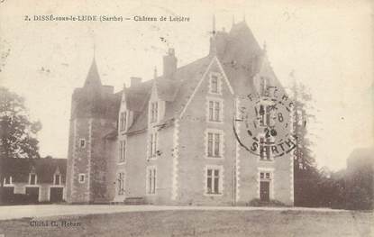 CPA FRANCE 72 "Dissé sous le Lude, château de Lorière"
