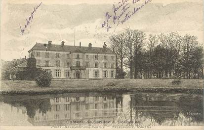 CPA FRANCE 72 "Doucelles, château de Sérillac"