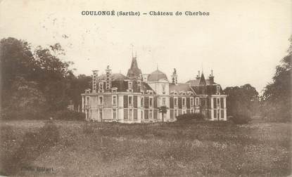 CPA FRANCE 72 "Coulongé, château de Cherbon"