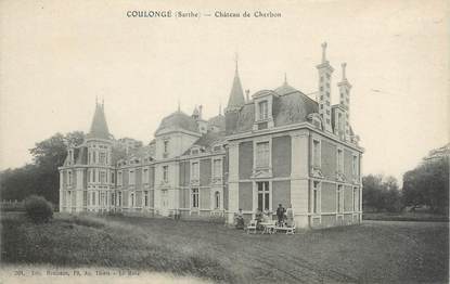CPA FRANCE 72 "Coulongé, château de Cherbon "