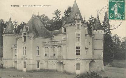 CPA FRANCE 72 "Château de Vadré à Courcelles"