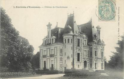 CPA FRANCE 72 "Environs d'Ecommoy, château de Chardonneux"