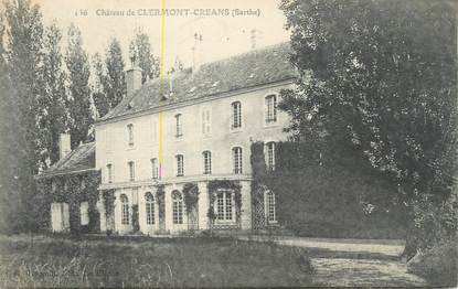 CPA FRANCE 72 "Château de Clermont Créans"