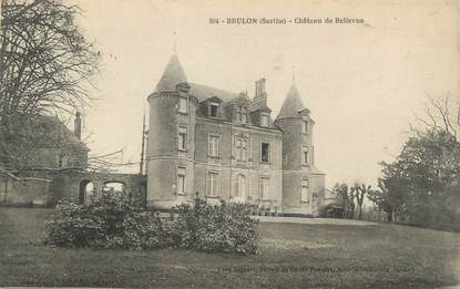 CPA FRANCE 72 "Brûlon, château de Bellevue"