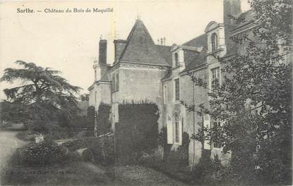 CPA FRANCE 72 "Château du Bois de maquillé"