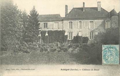 CPA FRANCE 72 "Aubigné, château de Bossé"