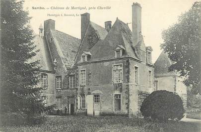 CPA FRANCE 72 "Château de Martigné près Chevillé