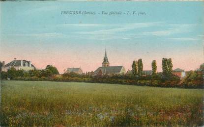 CPA FRANCE 72 "Précigné, vue générale"