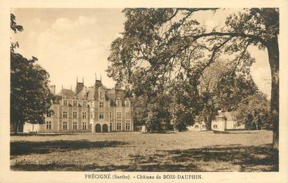 CPA FRANCE 72 "Précigné, château de Bois Dauphin "