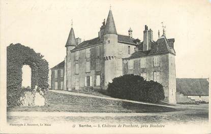 CPA FRANCE 72 "Château de Pescheré près Bouloire"