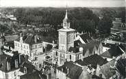 72 Sarthe CPSM FRANCE 72 "Pontvallain, l'église et la mairie"