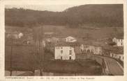 43 Haute Loire / CPA FRANCE 43 "Pontempeyrat, pont sur l'Ance et vue centrale"