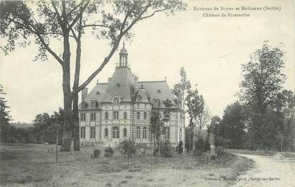 CPA FRANCE 72 "Environs de Noyen et Malicorne, château de Rivesarthe"