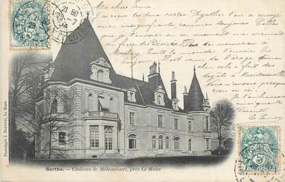 CPA FRANCE 72 "Château de Méhoncourt près Le Mans"