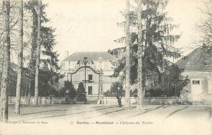 CPA FRANCE 72 "Montbizot, château du Tertre"