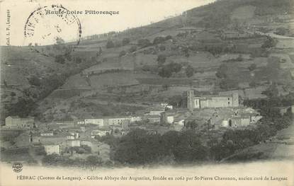 / CPA FRANCE 43 "Pébrac, célèbre abbaye des augustins"