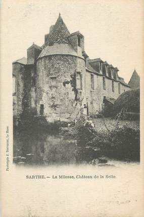 CPA FRANCE 72 "La Milesse, château de la Selle"