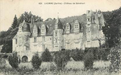 CPA FRANCE 72 "Lhomme, château de Bénéhart"