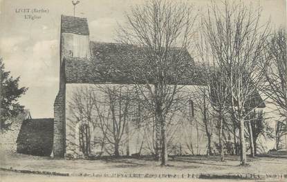 CPA FRANCE 72 "Livet, l'église"