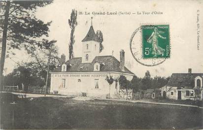 CPA FRANCE 72 "Le Grand Lucé, la tour d'Ordre"