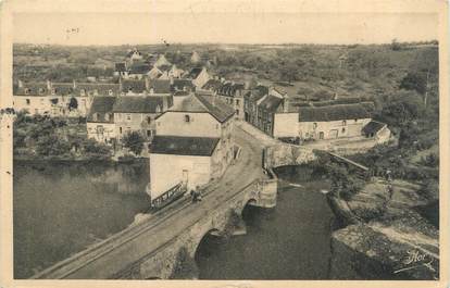 CPA FRANCE 72 "Fresnay sur Sarthe, pont et moulin"