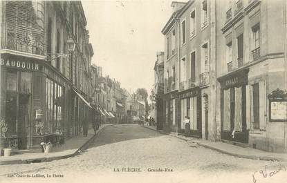 CPA FRANCE 72 "La Flèche, grande rue "