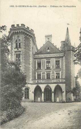 CPA FRANCE 72 "Saint Germain du Val, château de l'Arthuizière"