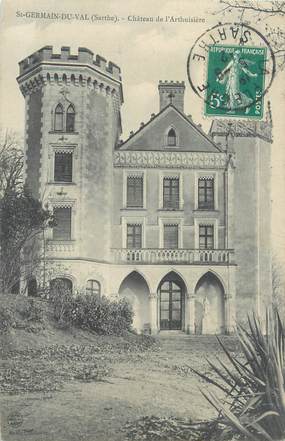 CPA FRANCE 72 "Saint Germain du Val, château de l'Arthuisière "