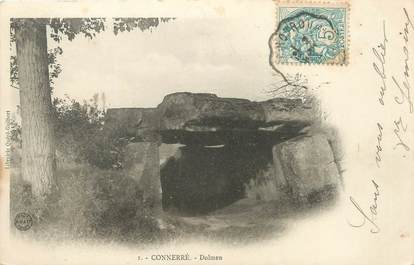 CPA FRANCE 72 "Connerré, dolmen"