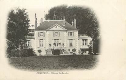 CPA FRANCE 72 "Connerré, château des Landes"