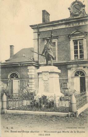 CPA FRANCE 72 "Bessé sur Braye" / MONUMENT AUX MORTS