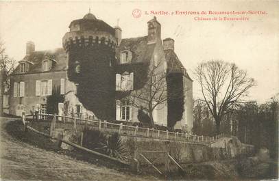 CPA FRANCE 72 "Environs de Beaumont sur Sarthe, château de la Bussonnière"