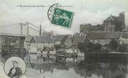 72 Sarthe CPA FRANCE 72 "Beaumont sur Sarthe, pont suspendu et château"