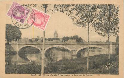 CPA FRANCE 72 "Noyen sur Sarthe, le pont sur la Sarthe"