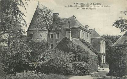 CPA FRANCE 72 "Sceaux sur Huisne, château de Roches"