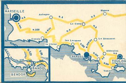 CPA FRANCE 83 "Bandol"