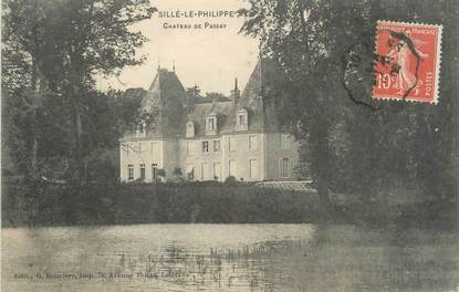 CPA FRANCE 72 "Sillé Le Philippe, château de Passay"