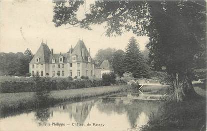 CPA FRANCE 72 "Sillé Le Philippe, château de Passay "